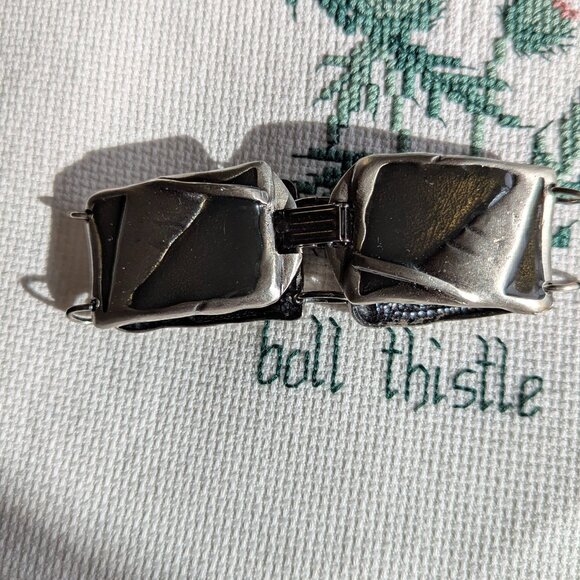 GEORGIOU Bracelet VINTAGE Designer Industrial Geometric Bracelet - Picture 2 of 9